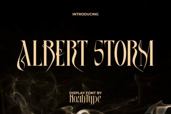 Albert Storm Font: Elevating Editorial Design with Sharp Serifs