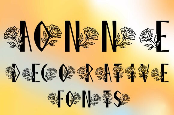 Aonne Font Review: Elevating Web Design with Floral Typography