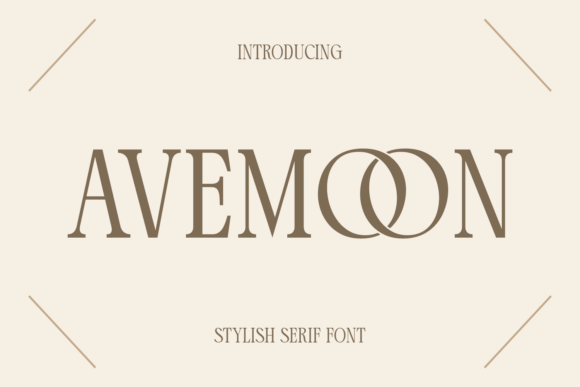 Avemoon: The Elegant Serif Font for Handmade Brands
