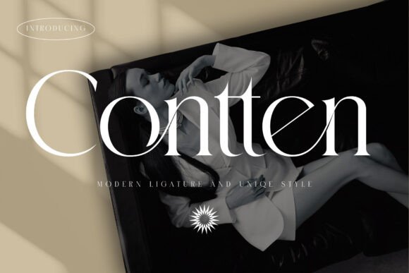 Contten: A Serif Font for Elegant Design