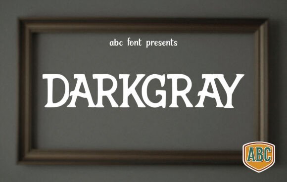 Darkgray: A Serif-Inspired Handwritten Font for Web Design