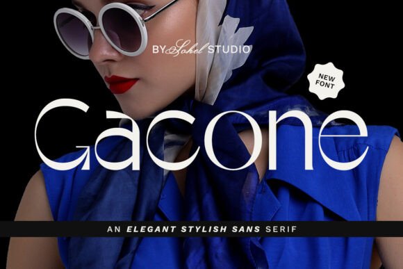 Gacone: A Refined Sans Serif Font