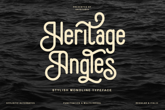 Heritage Angles Font Review: A Rounded Sans Serif for Modern Brands