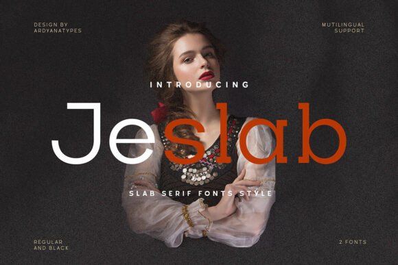 Jeslab: A Modern Slab Serif