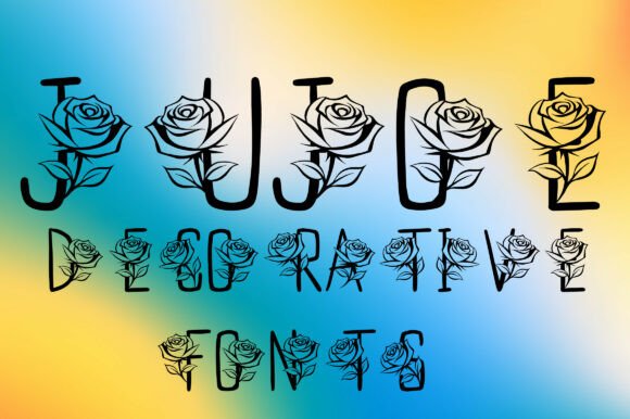Jujoe: A Floral Display Font for Modern Web Design