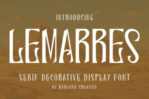Lemarres: A Distinctive Display Font for Editorial Design