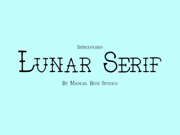 Lunar Serif Font Review
