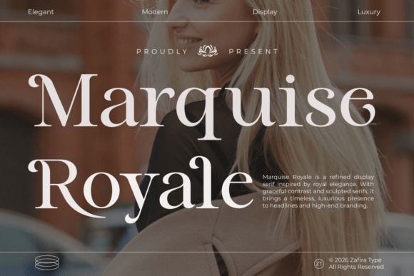 Marquise Royale: The Elegant Serif Font for Handmade Brands