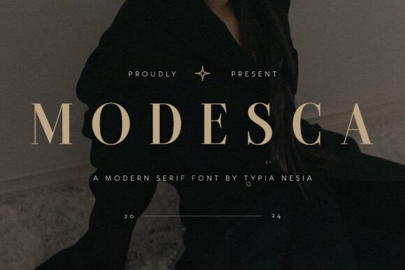 Modesca: A Modern Luxury Serif Font