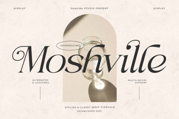 Moshville: A Bold Serif for Real-World Design