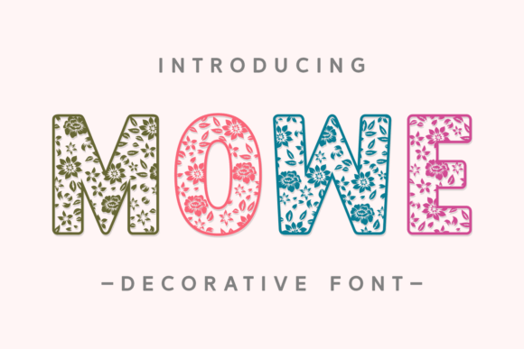 Mowe: A Decorative Font for Impactful Campaigns