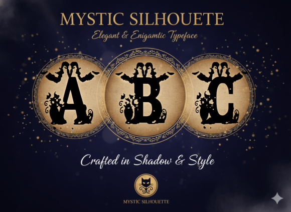 Mystic Silhouette: A Typeface for Editorial Magic