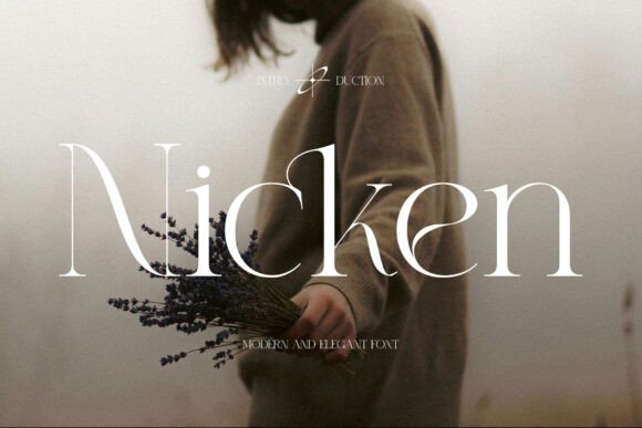 Nicken: A Serif Font for Timeless Elegance