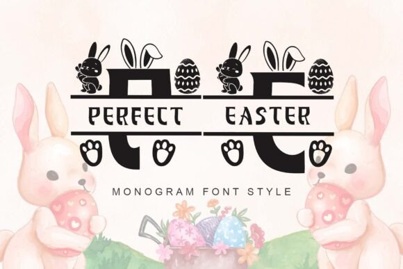 Perfect Easter Monogram Font