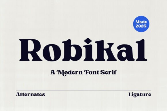 Robikal: Elegant Serif for Web Design