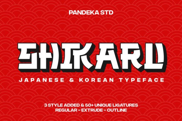 Shikaru: A Modern Display Font for Editorial Design