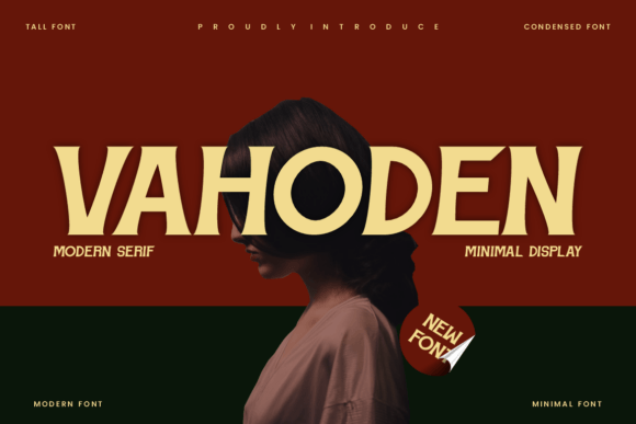 Vahoden: The Elegant Serif Font for Handmade Brands